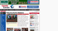 Desktop Screenshot of gazeteesenler.com