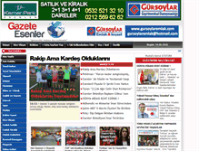 Tablet Screenshot of gazeteesenler.com